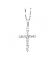 Gems One 14Kt White Gold Diamond (1/4Ctw) Pendant - HDCR006A-4WD