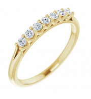 14K Yellow 1/5 CTW Diamond Anniversary Band - 1239746013P