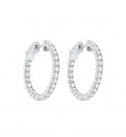 Gems One 14Kt White Gold Diamond (2Ctw) Earring - FE1186-4WC