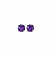 Gems One 14Kt White Gold Amethyst (7/8 Ctw) Earring - EMR45-4W
