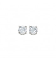 Gems One 14Kt White Gold White Topaz (7/8 Ctw) Earring - EWR45-4W