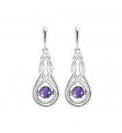 Gems One Silver (SLV 995) Rhythm Of Love Fashion Earrings - ROL2238CRM