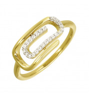 Gems One 10Kt Yellow Gold Diamond (1/10 Ctw) Ring - RG11382-1YSC