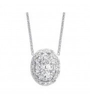 Gems One 14Kt White Gold Diamond (1/3Ctw) Necklace - NK10078-4WC