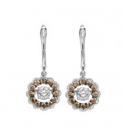 Gems One 14KT White Gold & Diamond Rhythm Of Love Fashion Earrings  - 3/8 ctw - ROL2081-4WCDB