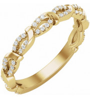 14K Yellow 1/5 CTW Diamond Anniversary Band - 653591600P