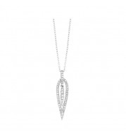 Gems One 14Kt White Gold Diamond (1/4Ctw) Pendant - PD10722-4WD