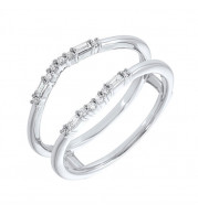 Gems One 14Kt White Gold Diamond (1/6Ctw) Ring - RG71815-4WD