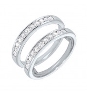 Gems One 14Kt White Gold Diamond(1/2Ctw) Ring - WB5774IR-4WC