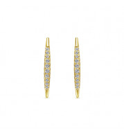 Gabriel & Co. 14k Yellow Gold Kaslique Diamond Drop Earrings - EG13084Y45JJ