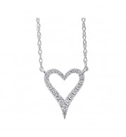 Gems One 10Kt White Gold Diamond (1/10 Ctw) Pendant - PD35309-1WD