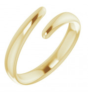 14K Yellow Bypass Ring - 51629102P
