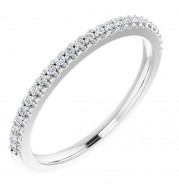 Platinum 1/8 CTW Diamond Anniversary Band - 123194603P