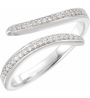 14K White 1/6 CTW Diamond Ring - 1227416000P