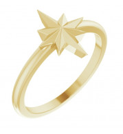 14K Yellow Starburst Ring - 51945102P
