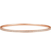 14K Rose 1 1/2 CTW Diamond Bangle Bracelet 7 - 65175160002P