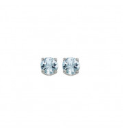 Gems One 14Kt White Gold Aquamarine (7/8 Ctw) Earring - EAR45-4W
