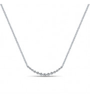 Gabriel & Co. 14k White Gold Lusso Diamond Necklace - NK4942W45JJ