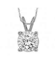 Gems One 14Kt White Gold Diamond (1Ctw) Pendant - FP1420/100-4WC