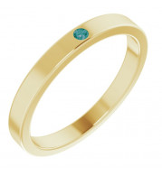 14K Yellow Alexandrite Stackable Family Ring - 716226021P