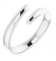 14K White Bypass Ring - 51629101P