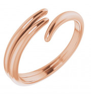 14K Rose Bypass Ring - 51758103P