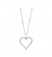 Gems One 14Kt White Gold Diamond (1/4Ctw) Pendant - PD10417-4WF