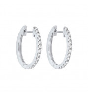Gems One 14Kt White Gold Diamond (1/4Ctw) Earring - ER10147-4WB