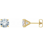 14K Yellow 1/2 CTW Diamond 4-Prong Cocktail-Style Earrings - 297626013P