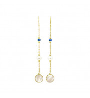 Gems One Silver Earring - ER10555-SSSPMOP