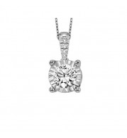 Gems One 14Kt White Gold Diamond (1/4Ctw) Pendant - FP1425/25-4WC