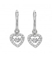 Gems One 14KT White Gold & Diamonds Stunning Fashion Earrings - 1/10 ctw - ROL1022-4WBKM