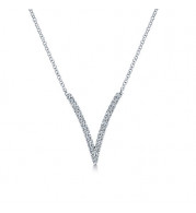 Gabriel & Co. 14k White Gold Kaslique Diamond Necklace - NK4720W45JJ