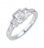 Gems One 14Kt White Gold Diamond (2Ctw) Ring - RG73331-4WC