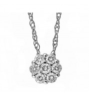 Gems One 14Kt White Gold Diamond (1/10 Ctw) Pendant - PD32723-4WH