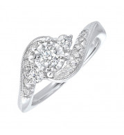 Gems One 14Kt White Gold Diamond(5/8Ctw) Ring - RG68800-4WC