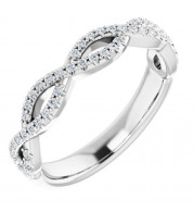 14K White 1/5 CTW Diamond Anniversary Band - 123104600P