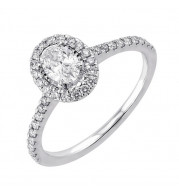Gems One 14Kt White Gold Diamond(5/8Ctw) Ring - RG90364-4WC