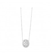 Gems One 14Kt White Gold Diamond (1/2Ctw) Pendant - PD36278-4WC