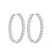 Gems One 14Kt White Gold Diamond (10Ctw) Earring - ER10130-4WF