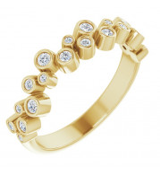 14K Yellow 1/5 CTW Diamond Anniversary Band - 123804601P