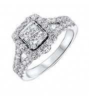 Gems One 14Kt White Gold Diamond(1 1/2Ctw) Ring - RG58661-4WB