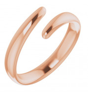 14K Rose Bypass Ring - 51629103P