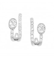 Gems One 10Kt White Gold Diamond (1/4Ctw) Earring - ER10657-1WD