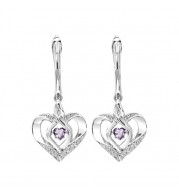 Gems One Ss Dia Rol-Birthst Heart Bas Ear - ROL2165SY