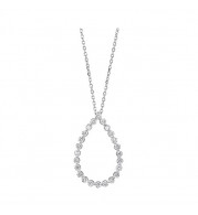 Gems One 14Kt White Gold Diamond (1/2Ctw) Pendant - PD10413-4WF