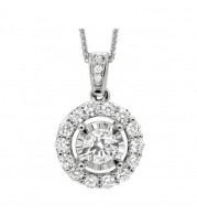 Gems One 14Kt White Gold Diamond (1Ctw) Pendant - FP1421/100-4WC