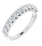14K White 5/8 CTW Diamond Anniversary Band - 12261460015P