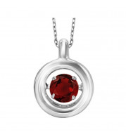 Gems One Silver (SLV 995) Rhythm Of Love Neckwear Pendant - ROL1049G