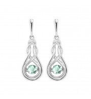 Gems One Silver (SLV 995) Rhythm Of Love Fashion Earrings - ROL2238CRA